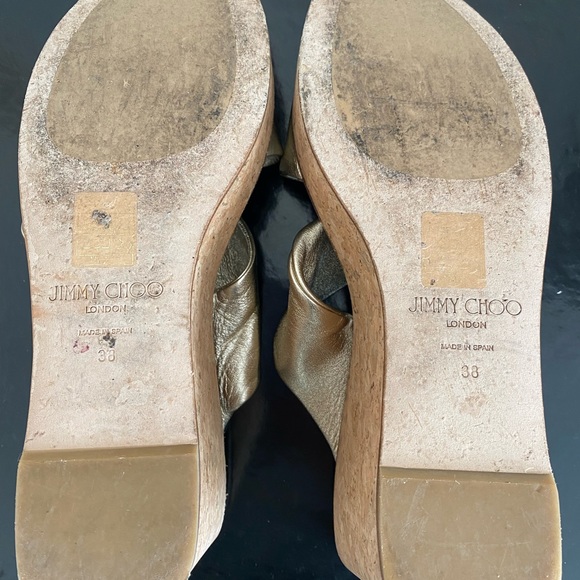 Elegant Jimmy Choo Wedges - Picture 6 of 7